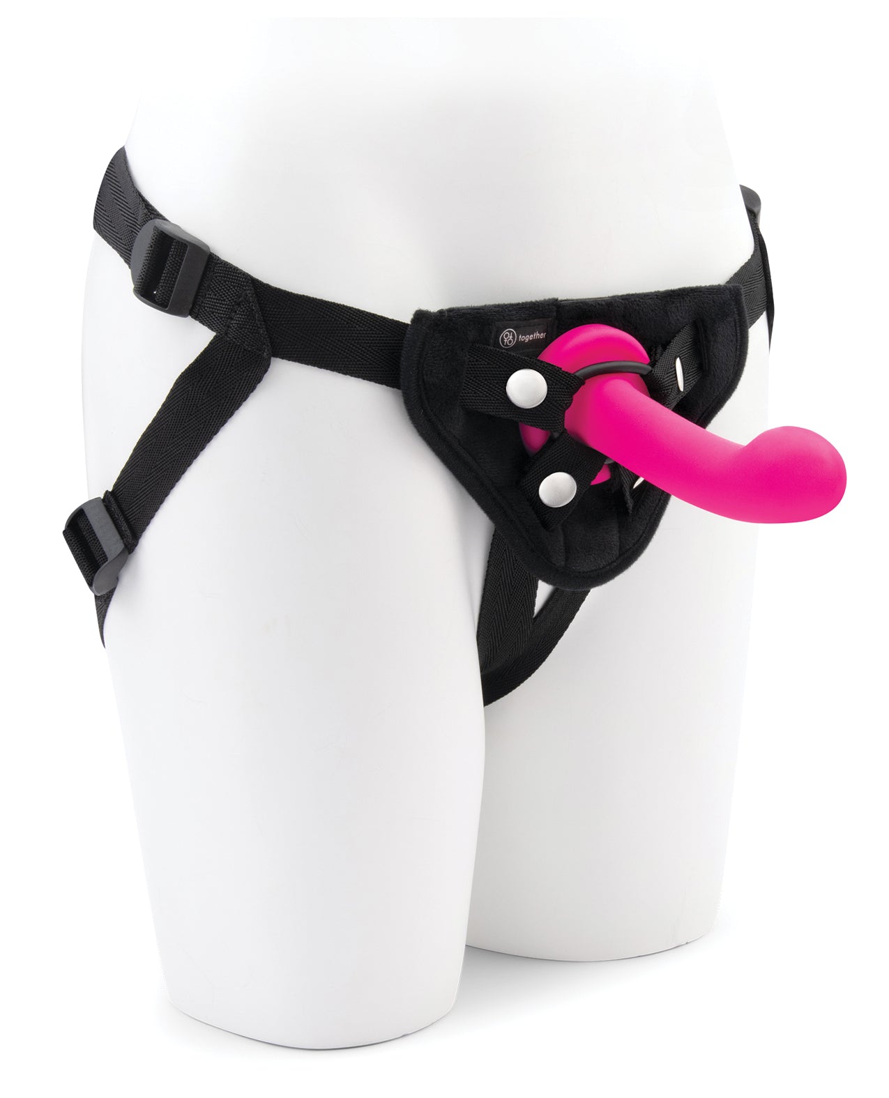 Together Pop 5.5 Silicone Dildo & Harness Set