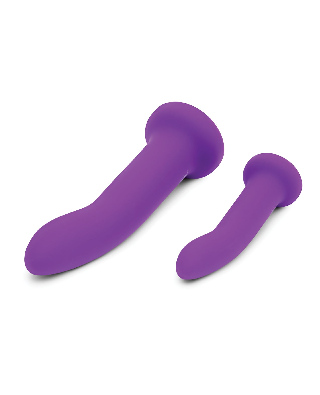 Together 2 pc 5.5 & 7.75 Silicone Dildo & Harness Set