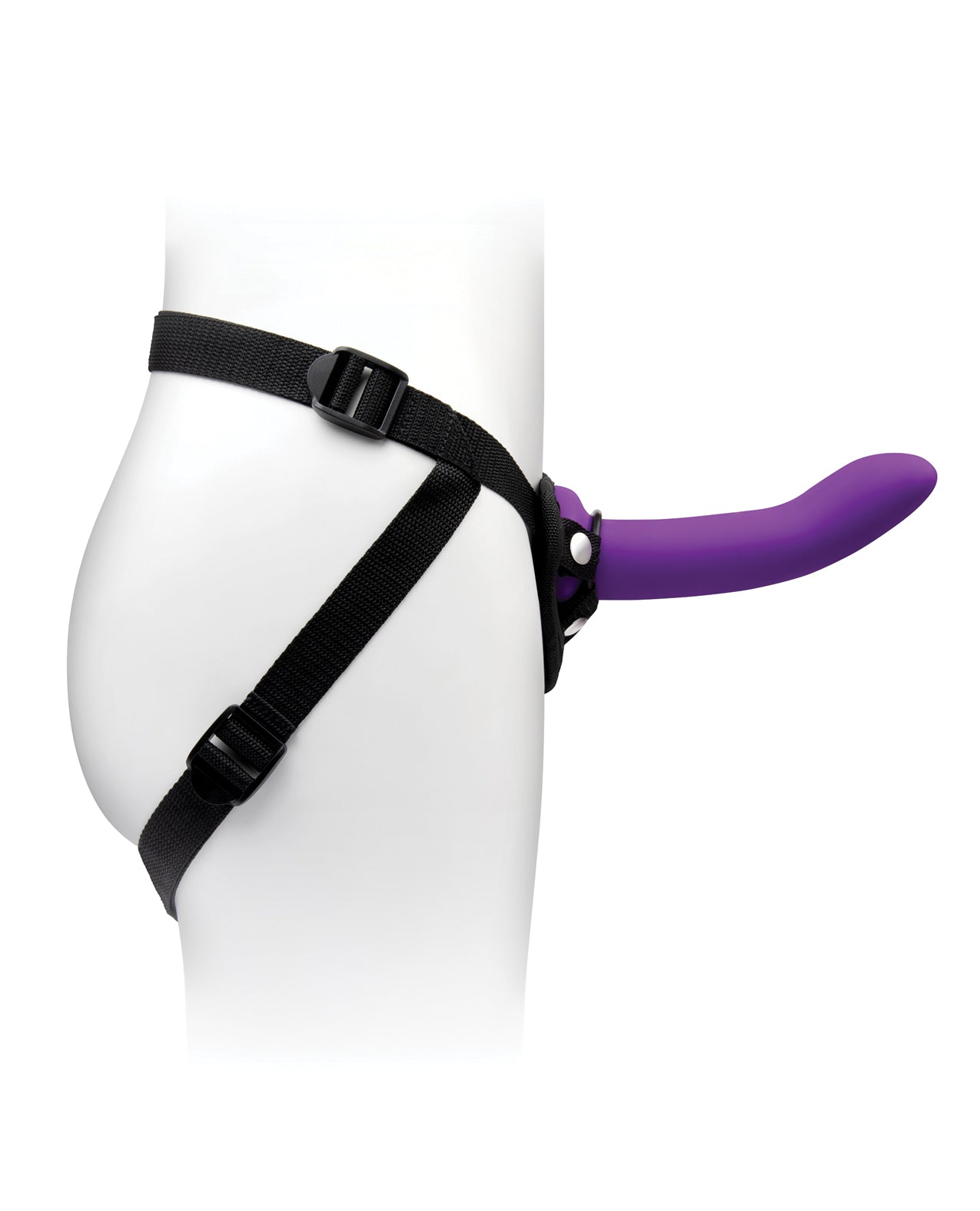 Together 2 pc 5.5 & 7.75 Silicone Dildo & Harness Set