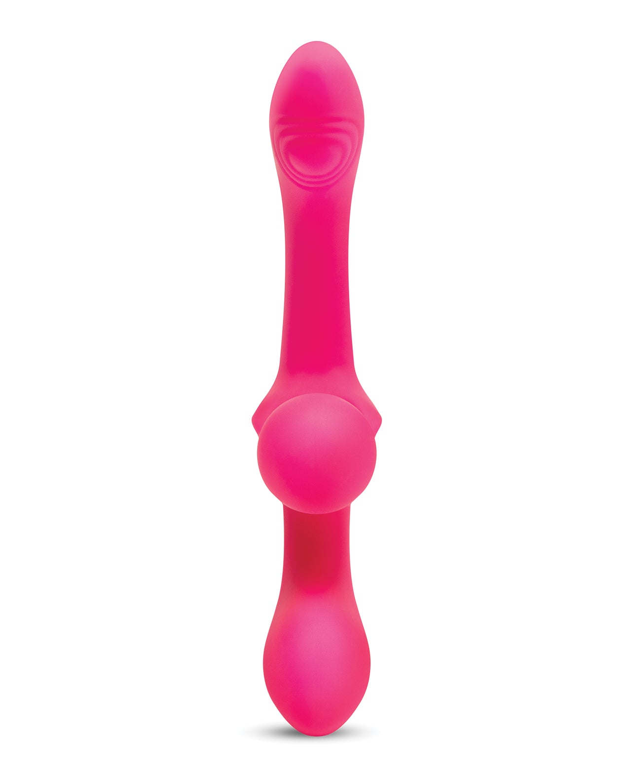 Together Double Tap Double-Ended Vibrating Strapless Strap-On