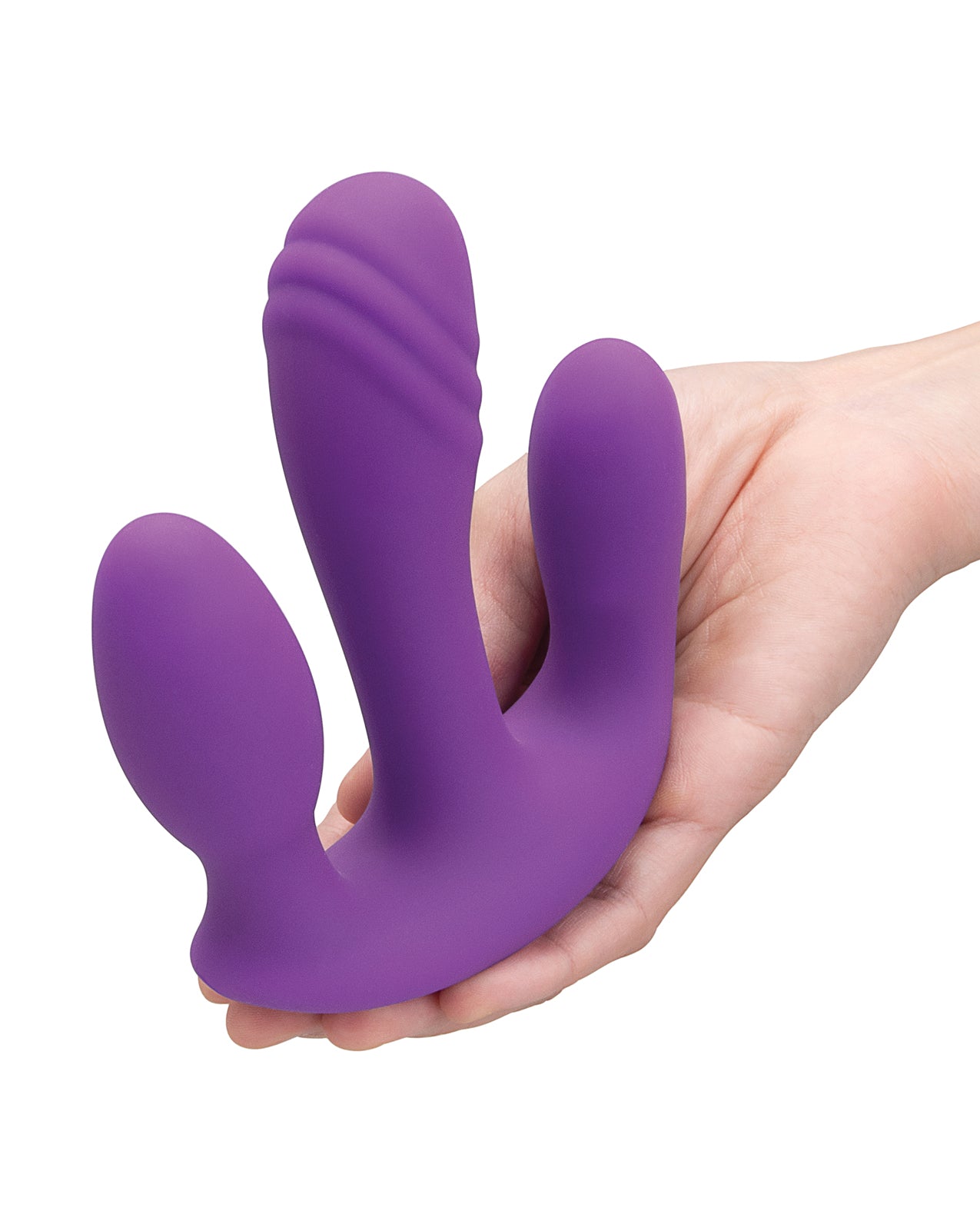 Together Blended Pleasure Remote Controlled Triple-Pronged Vibrator