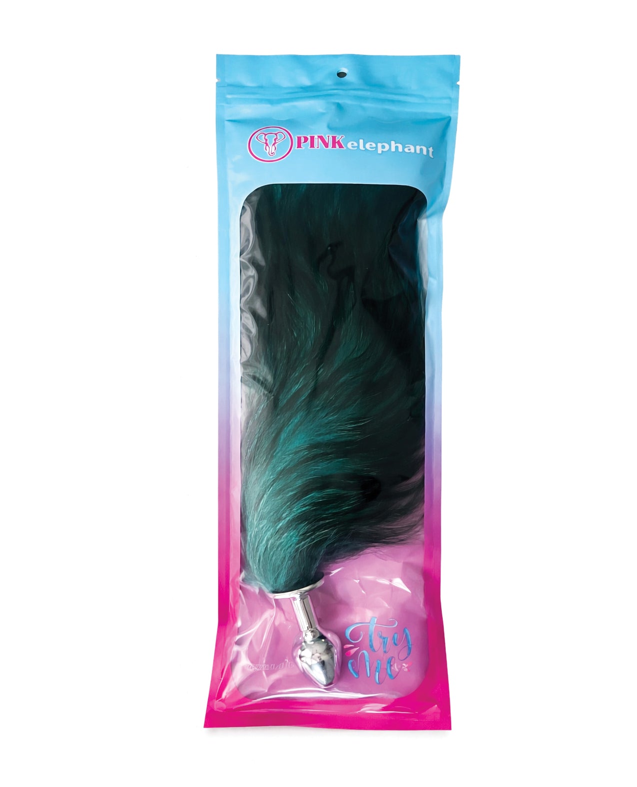 Fox Tail Large Plug - Teal