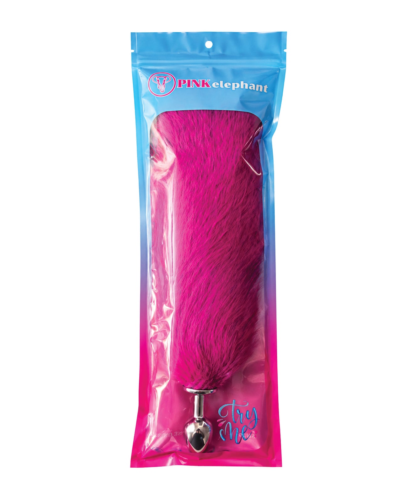 Fox Tail Large Plug - Hot Pink