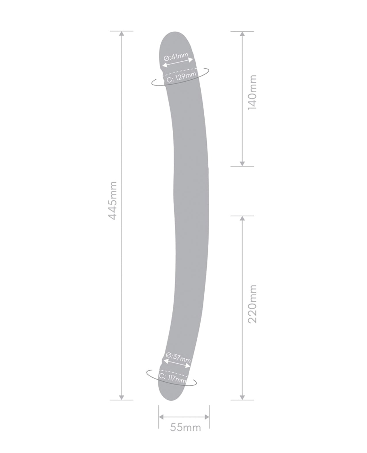Duo Together Double-Ended Vibrating & Thrusting Dildo