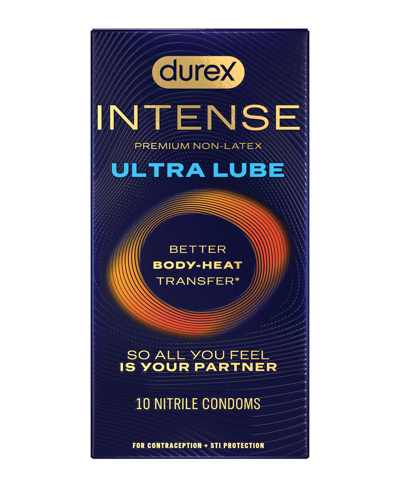 Durex Intense Ultra Lube Condoms - Box of 10