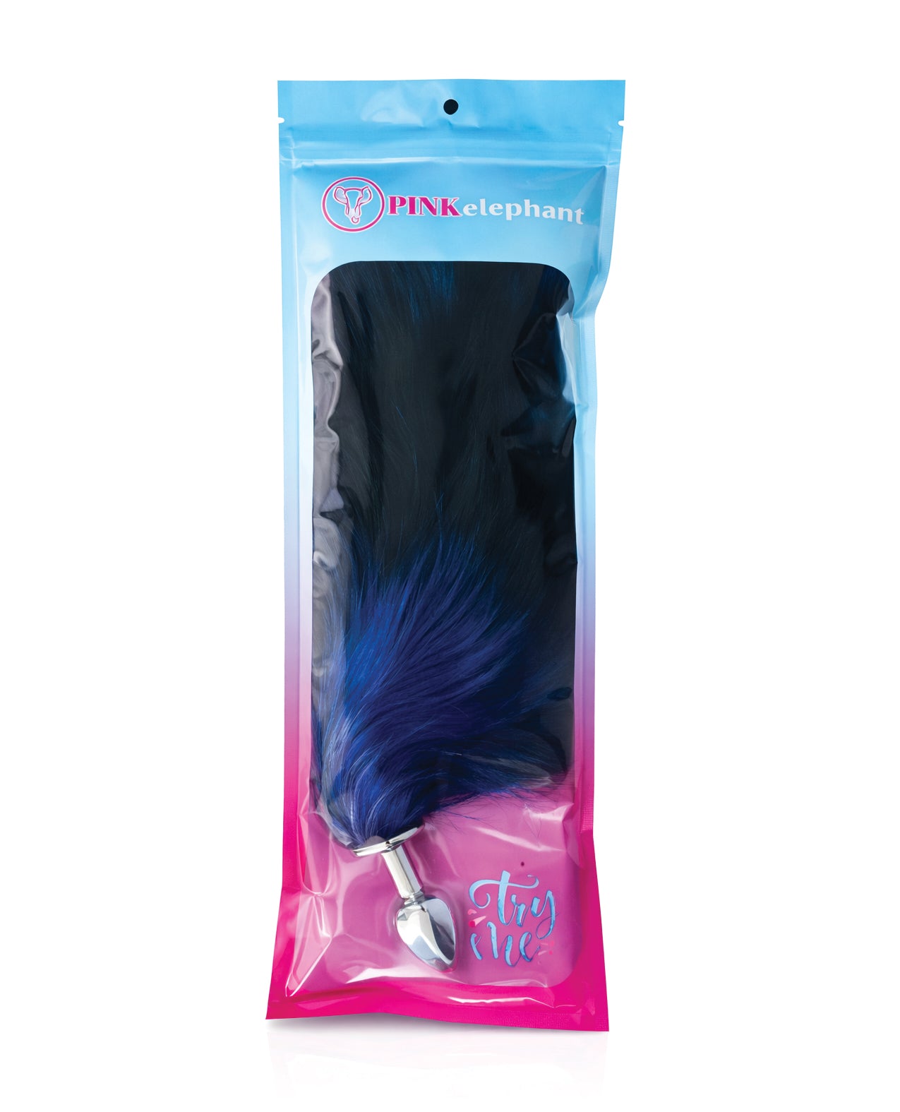 Fox Tail Large Plug - Blue