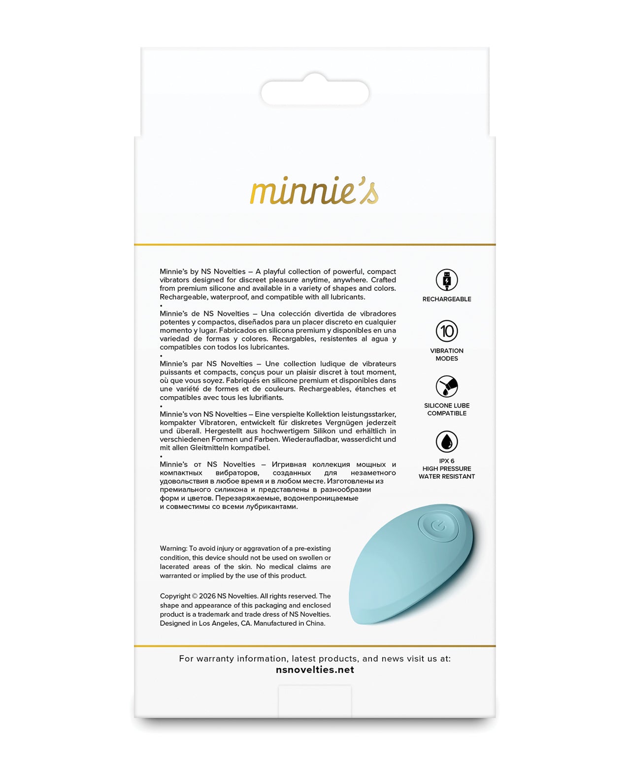 Minnie's Pop w/Remote - Blue