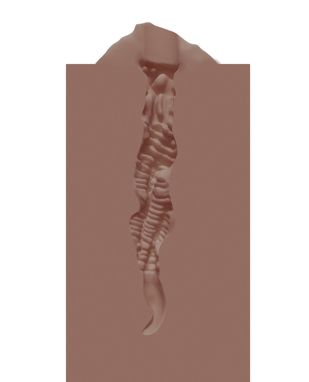 Shots Xkin Pinup Lulu Liplust Small Masturbator - Brown