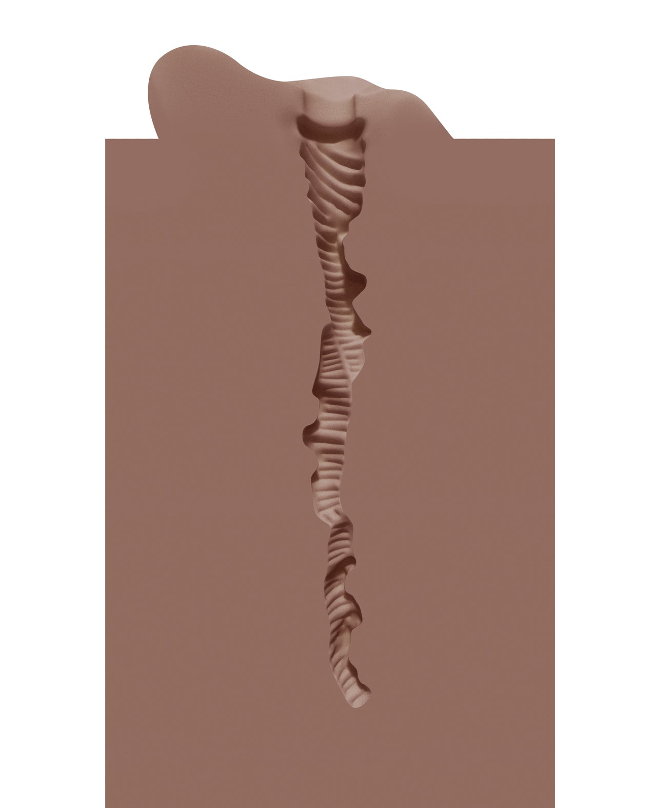 Shots Xkin Pinup Cherry Splitz Large Masturbator - Brown