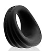 Hunky Junk Expander Slimmer Scoop Cockring - Black Fog