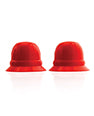 Hunky Junk Nano Nips Nipple Nubs - Red Silicone